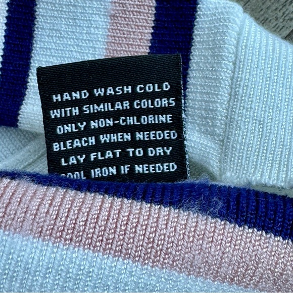 525 America Multicolor Striped Sleeveless Sweater Dress – Size S - Picture 6 of 11